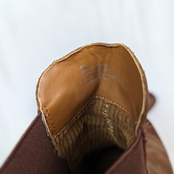 KORKS Kork Ease sz 9M Cyanna Leather Harness Buckle Studded Ankle Boots Booties - Picture 12 of 12